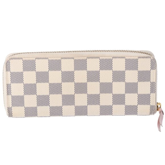 Louis Vuitton Clemence Damier Azur Long Wallet N61264 Rose Ballerine - Picture 2 of 5